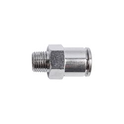 Metal Pu Fitting Straight 12mm X 1/4